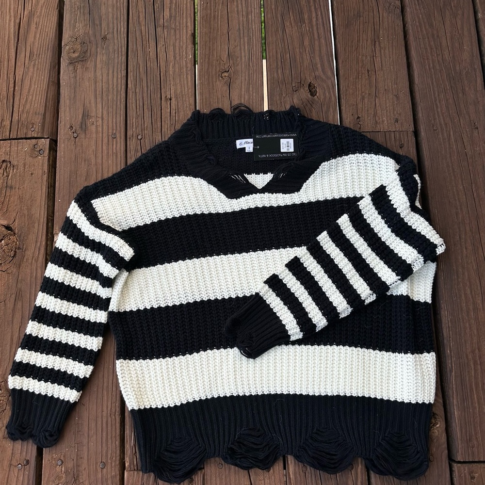 striped sweater